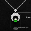 Sun and moon jade pendant